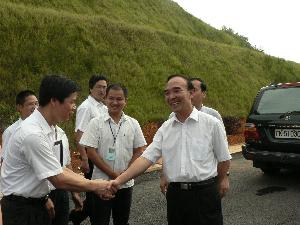 广西交通厅黄华宽厅长视察醴潭高速公路项目 - 企业要闻 - 拉斯维加斯3133cc