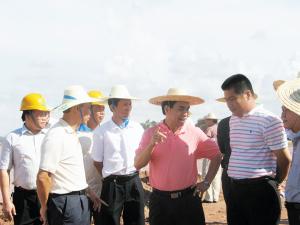 自治区常委、钦州市委书记黄道伟莅临钦州港大榄坪工业区二号路工程视察指导事情 - 企业要闻 - 拉斯维加斯3133cc