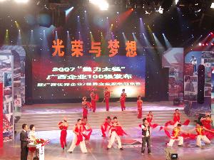 我公司进入广西企业100强行列 - 企业要闻 - 拉斯维加斯3133cc