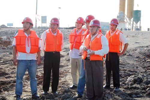 中国工程院院士郑皆连、广西新生长交通集团董事长王劼耘视察曹娥江袍江大桥项目 - 企业要闻 - 拉斯维加斯3133cc