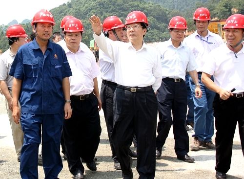 自治区党委书记郭声琨等向导莅临凭祥保税区项目视察 - 企业要闻 - 拉斯维加斯3133cc