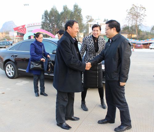 贺州市委书记彭晓春慰问贺州连线项目员工 - 企业要闻 - 拉斯维加斯3133cc