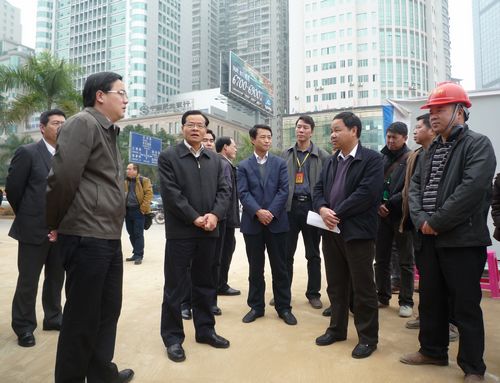 自治区党委常委、南宁市市委书记陈武、市长周红波到金湖路下穿民族大道地下工程视察事情 - 企业要闻 - 拉斯维加斯3133cc